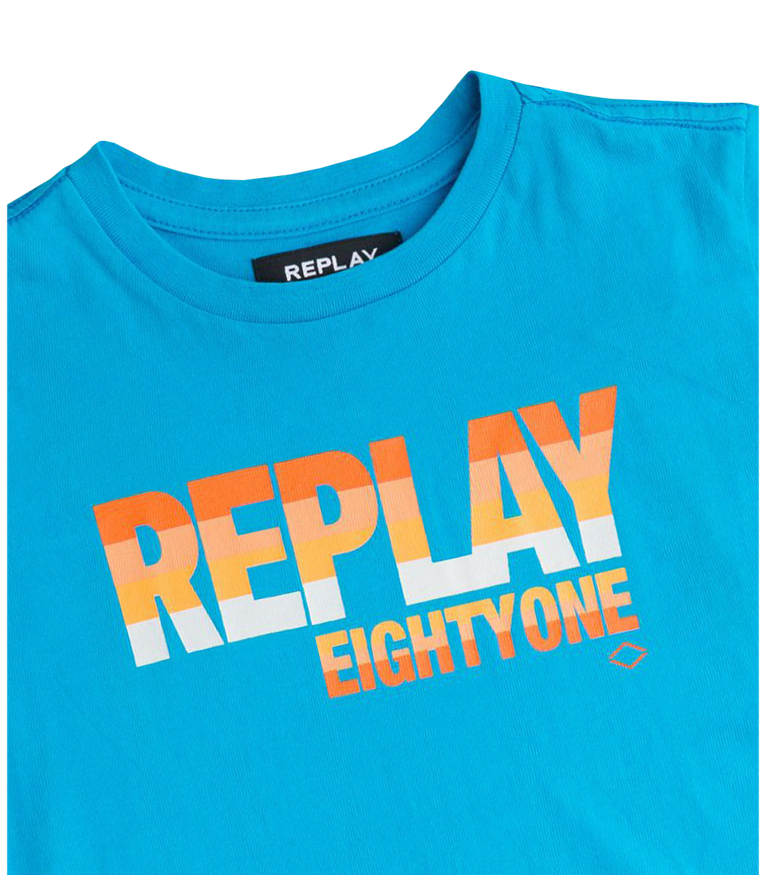 BOY コットンジャージーTシャツ レギュラー 詳細画像 ネオンスカイ 4